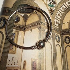 Elegant Silver Bangle Bracelet Pandora Original